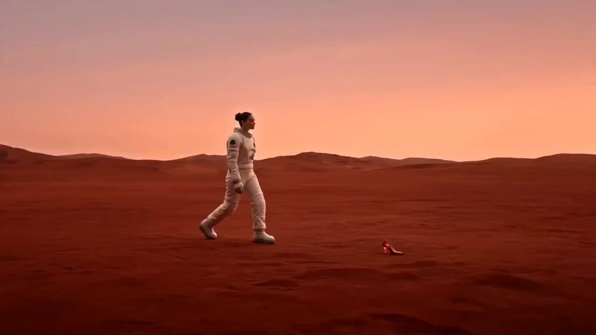 Astronaut Martian High Heels Ad