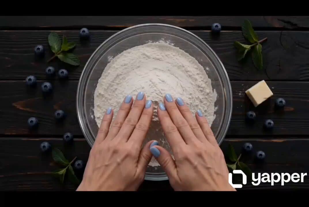 Blueberry Pie Baking Storyboard