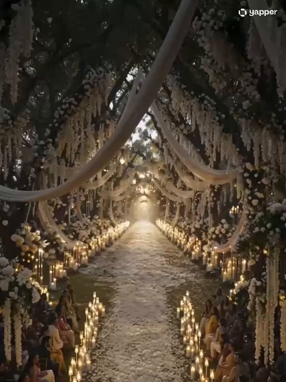 Ethereal Cathedral Forest Wedding