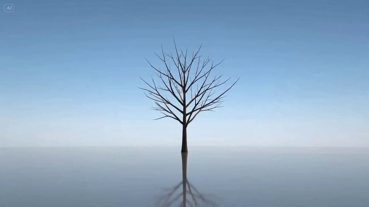 Video Prompt for Seasonal Tree Animation