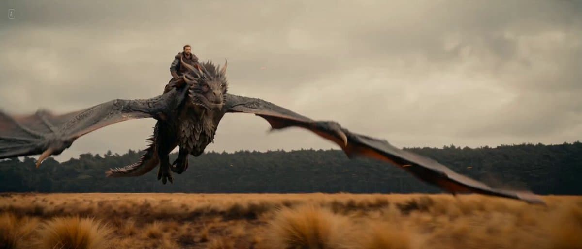 Seedance 2.0 Video Prompt: Epic Fantasy Aerial Dragon Attack