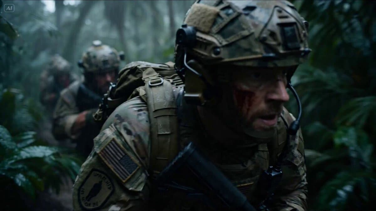 Special Forces Alien Ambush VFX Prompt