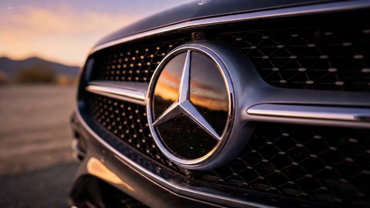 Luxury Mercedes Desert Commercial