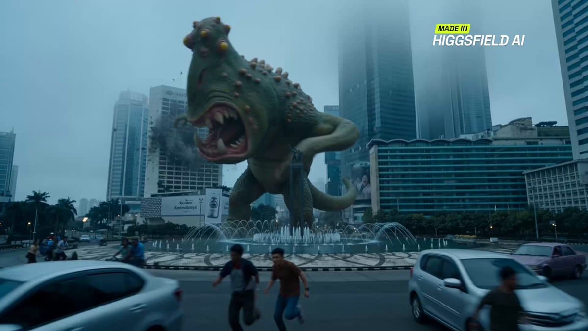 Jakarta Mecha vs Monster Scene
