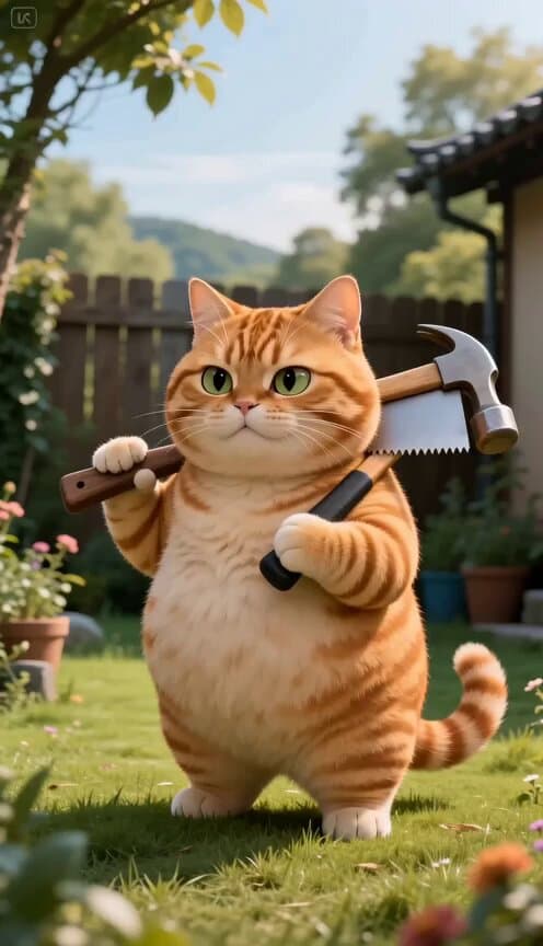 Anime Cat Carpentry Project
