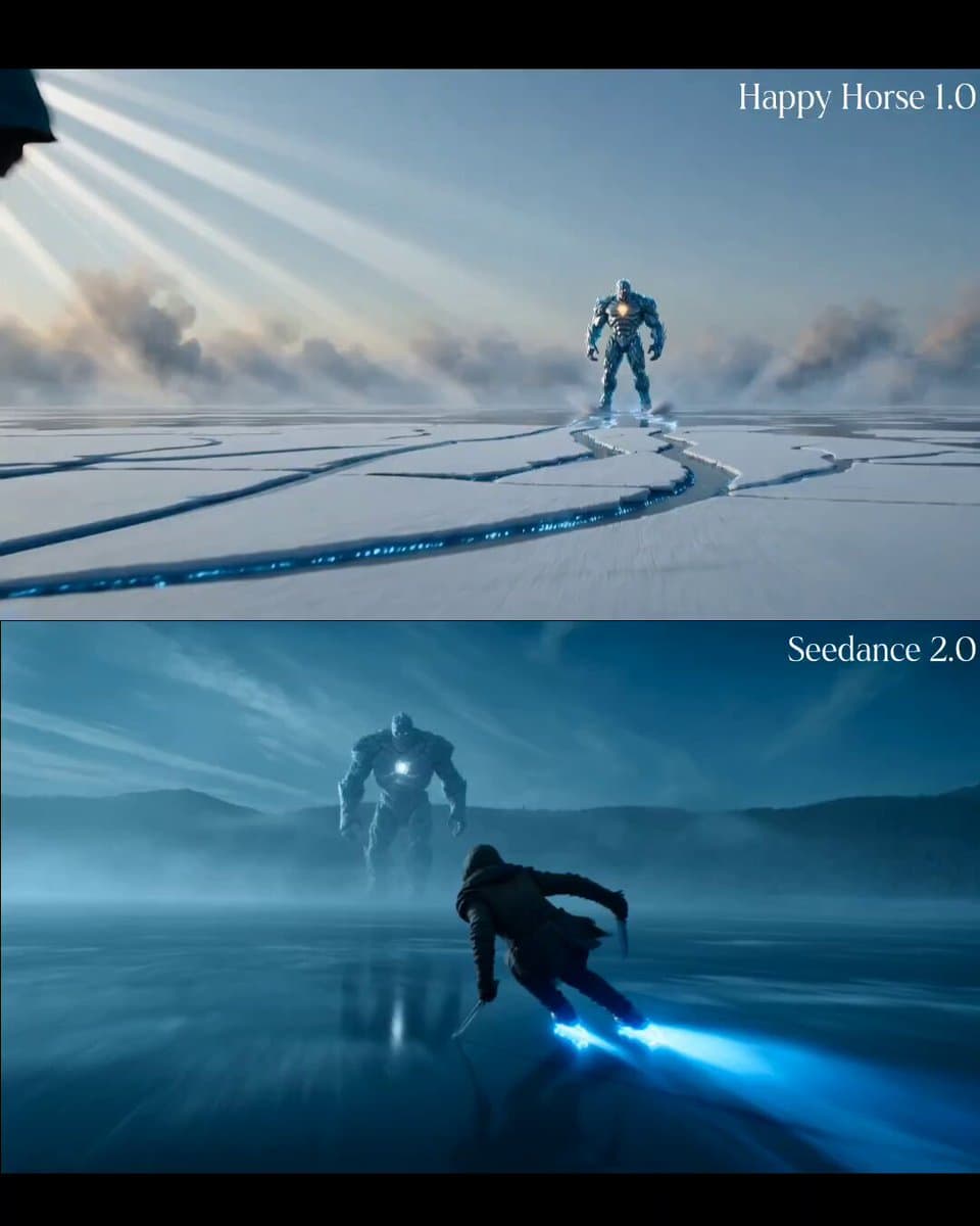 Enchanted Ice Skating Battle Prompt