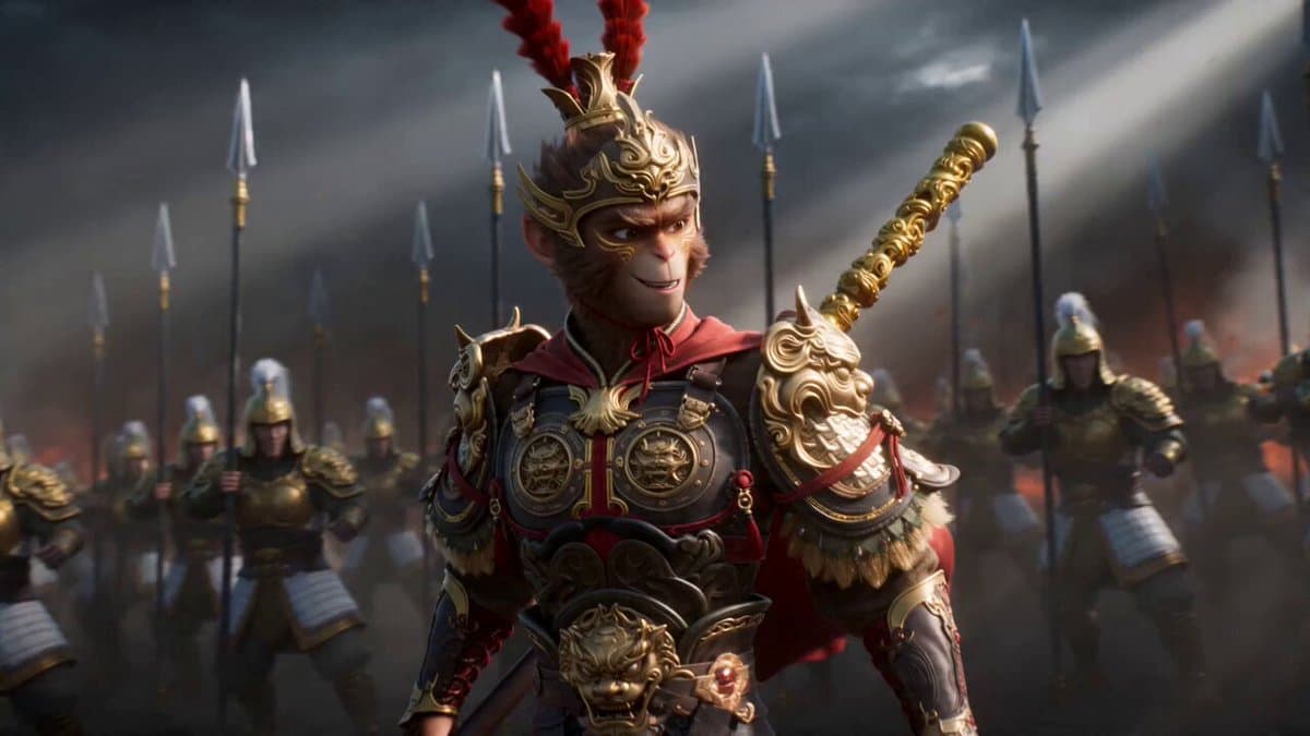 3D Animation Monkey Warrior Battle