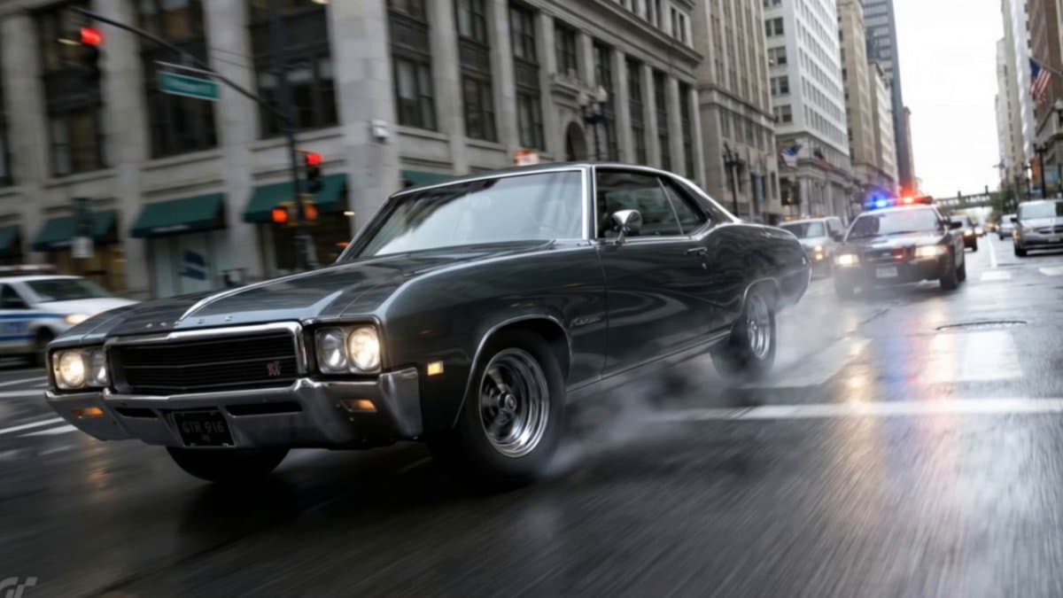 Action Movie Car Chase Sequence