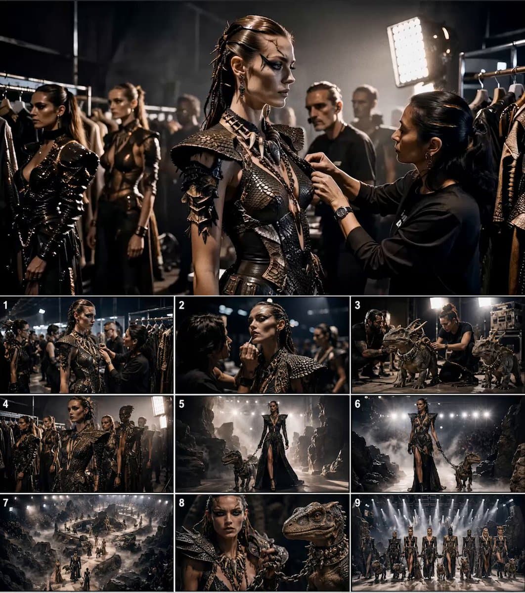 Paleolithic Haute Couture Fashion Film