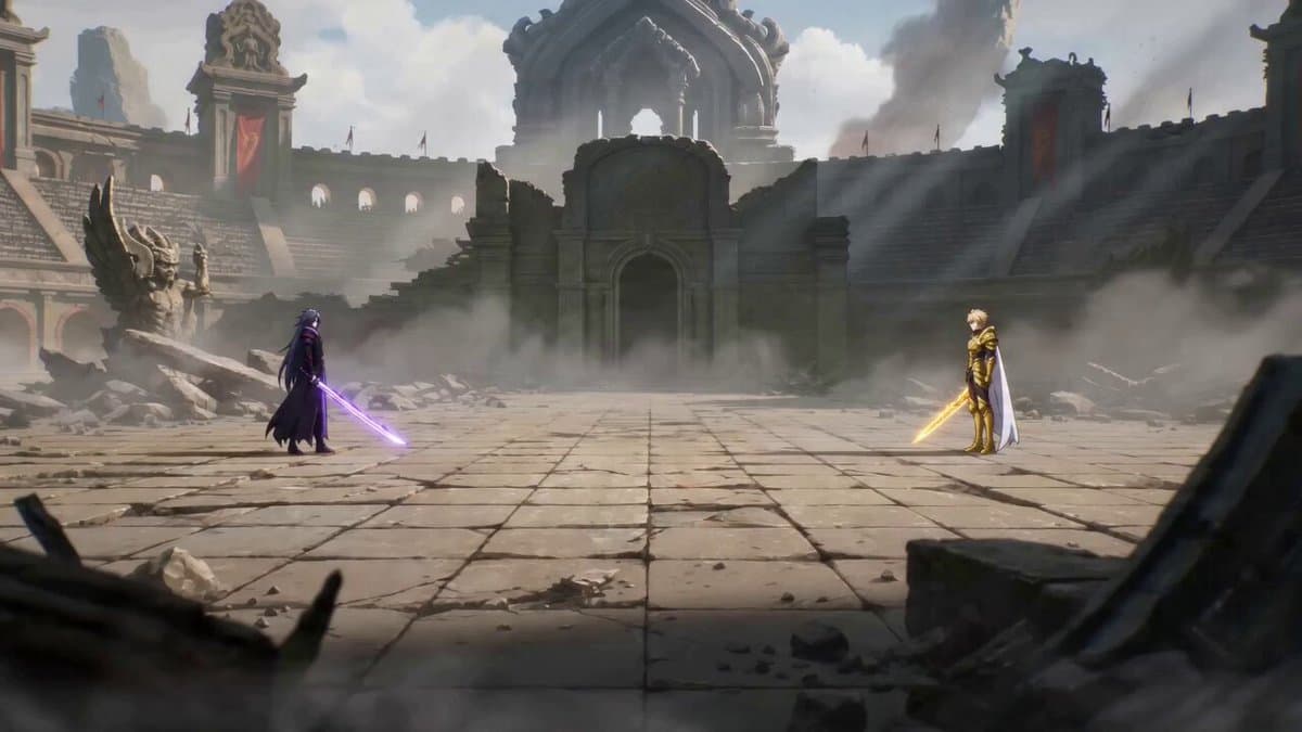 Detailed anime battle scene prompt for Seedance 2.0