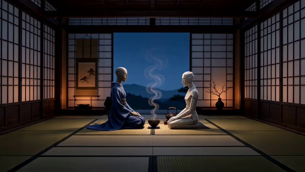 Stylized 3D Tea Ceremony Video Prompt