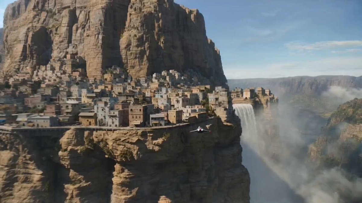 Speeder Chase Cliffside City Action