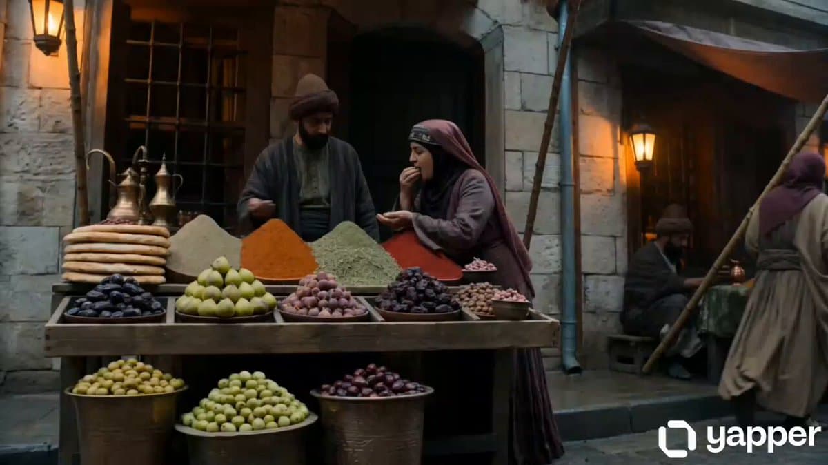 16th Century Istanbul Market Street Sequence