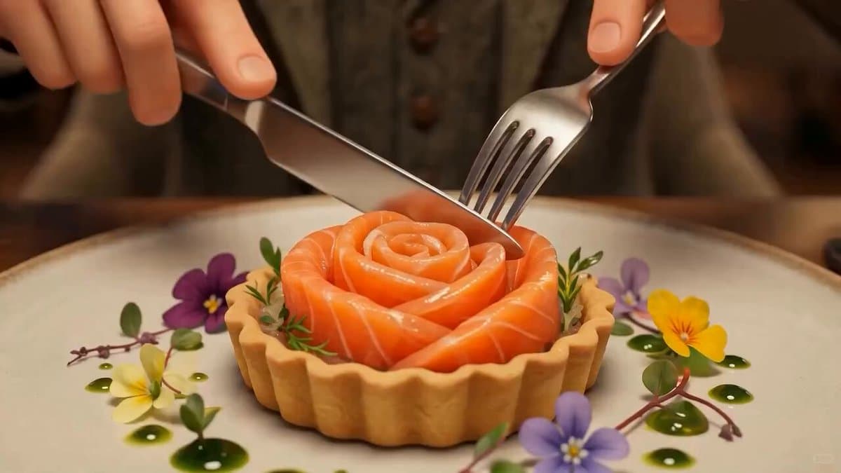 Salmon Bite Sensory Experience Prompt
