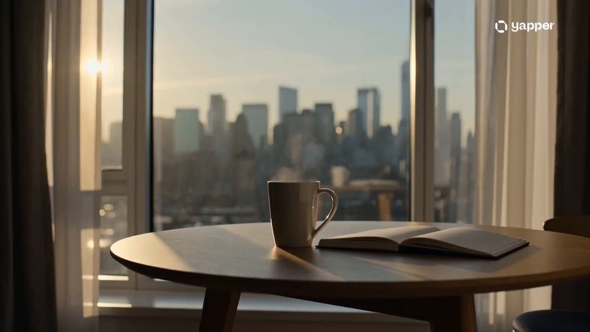 Cinematic Minimalist Urban Morning