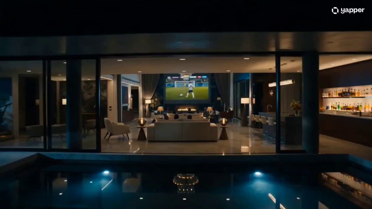 Luxury Family Football Celebration Scene