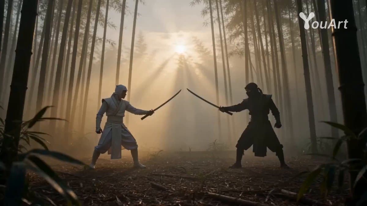 Epic Cinematic Ninja Fight Scene