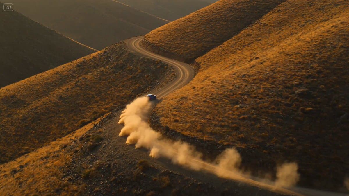Rally Car Race Mountain Road