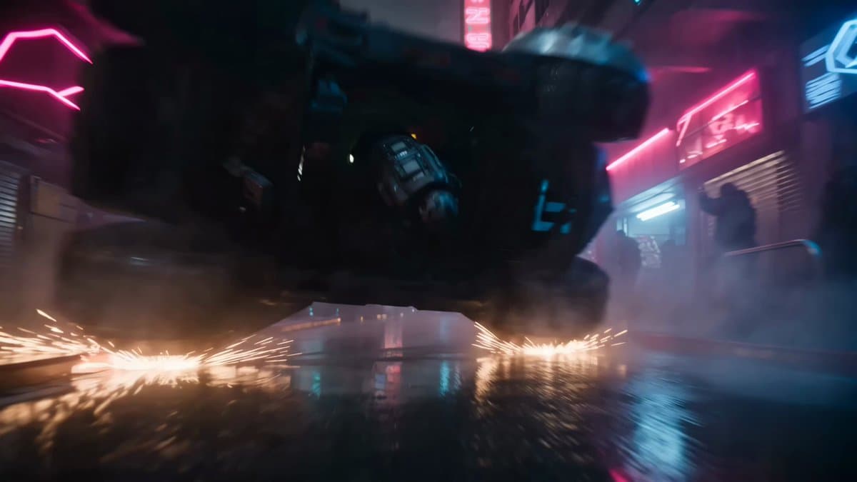 Bounty Hunter Neon Action Sequence