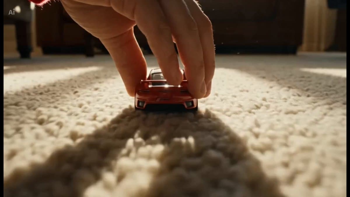 Childhood Imagination to Reality Car Race Video Prompt