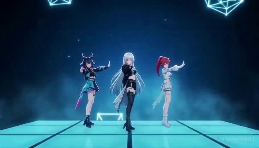 Anime Girls Cyberpunk Scene Prompt for Seedance 2.0