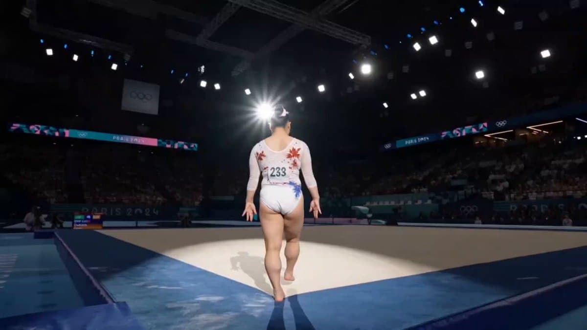 Olympic Gymnast Floor Routine