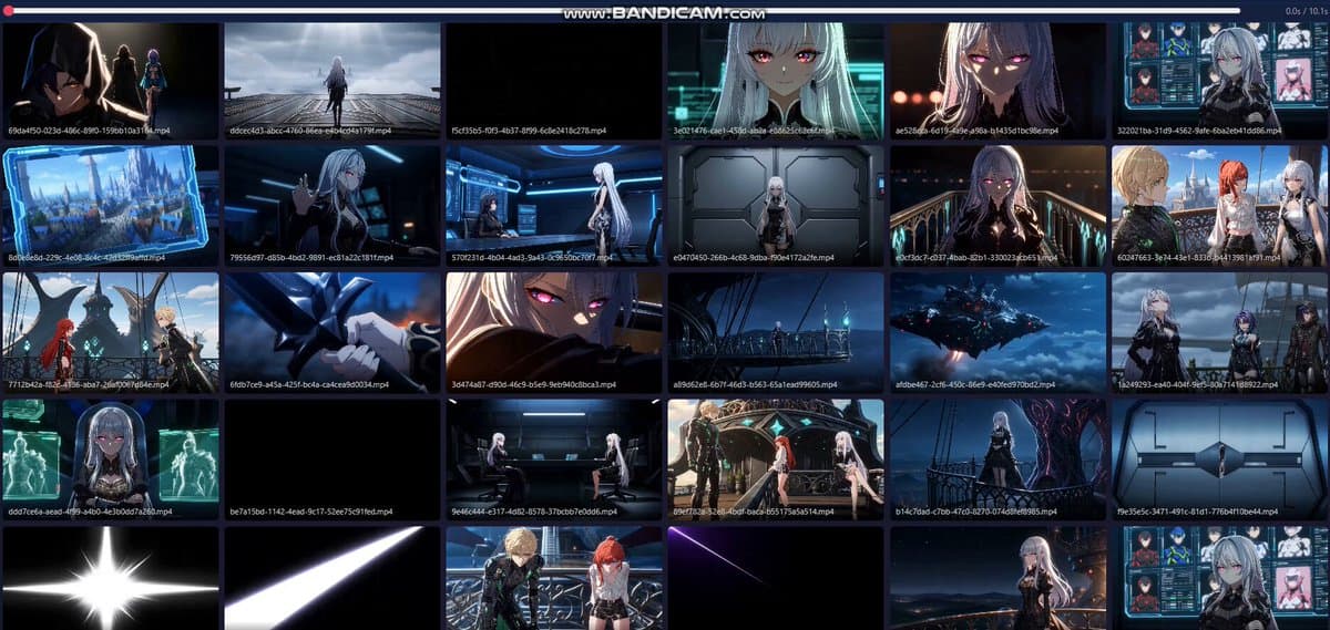 Futuristic Military Briefing in Anime Style