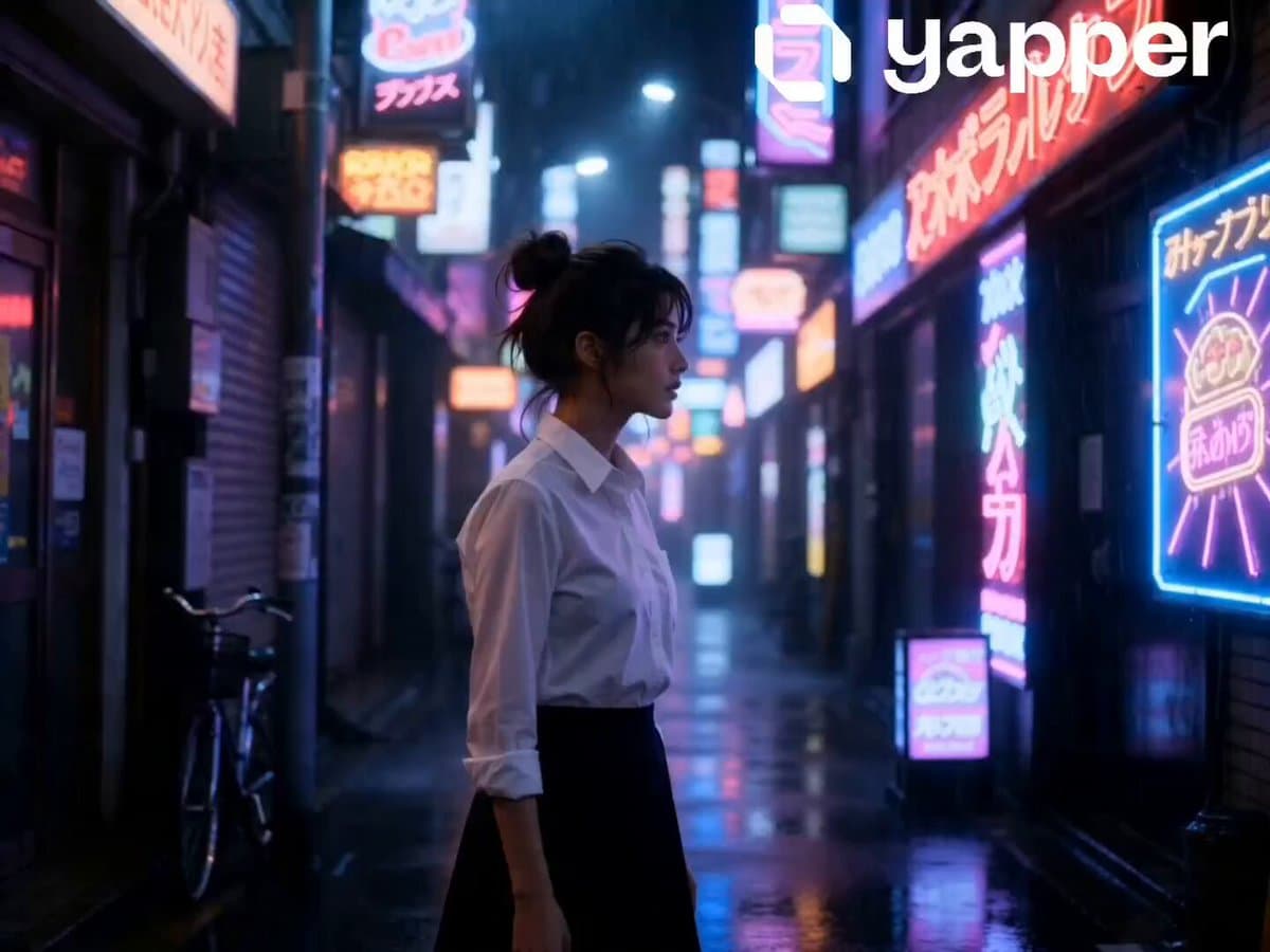 Neon Tokyo Night Rain Walk