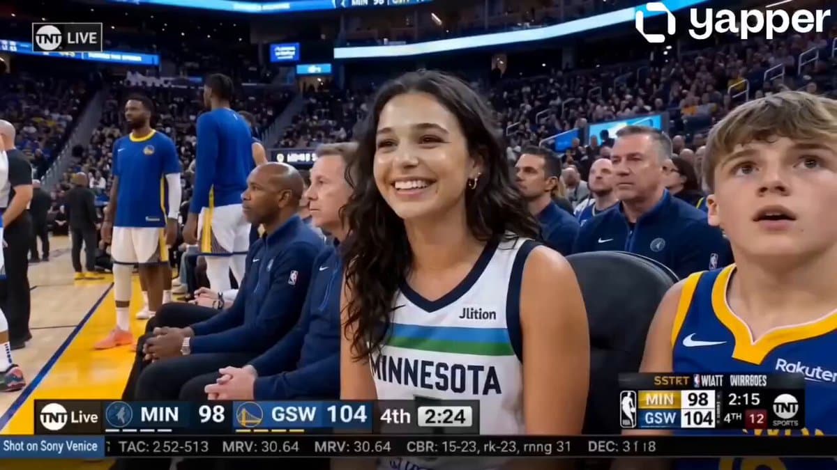 NBA Courtside Broadcast Moment