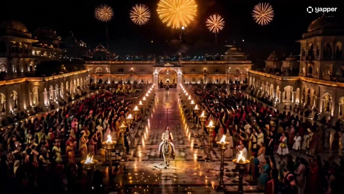 Royal Indian Wedding Procession Sequence