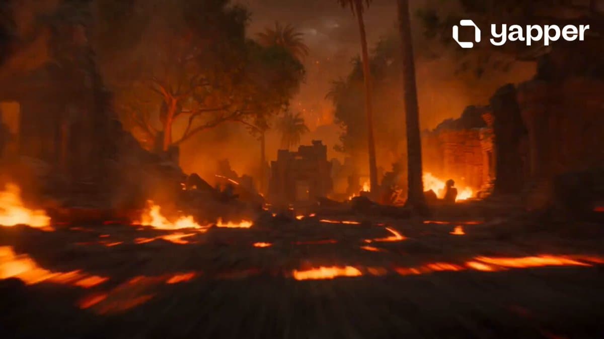 Armored Dinosaur Volcanic Jungle