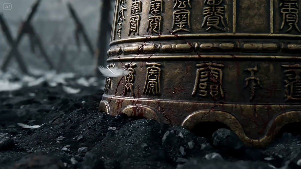 Seedance 2.0 Video Prompt: Eastern Dark Mythology Sky Burial