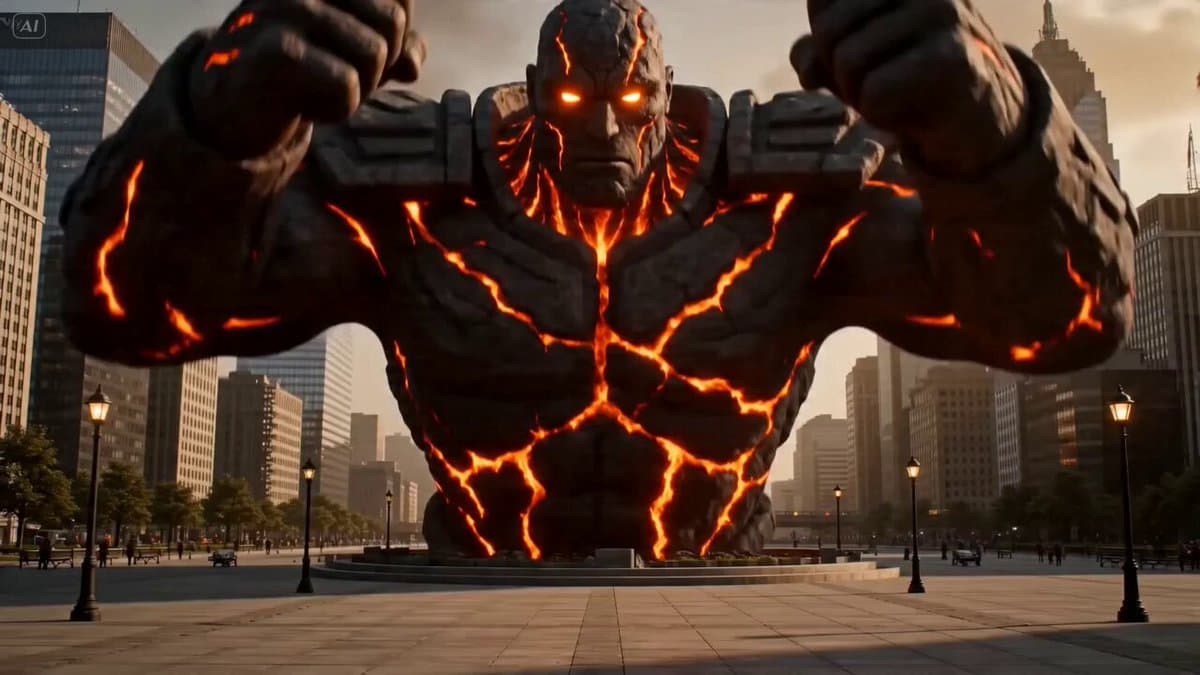 Volcanic Man City Destruction