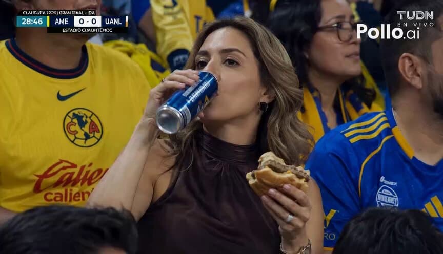 Soccer Stadium Woman Cheeseburger