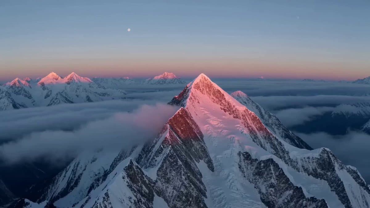Wingsuit Flying Extreme Sports Video Prompt