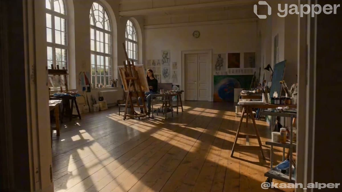 Artist Studio Cinematic Video Prompt for Seedance 2.0