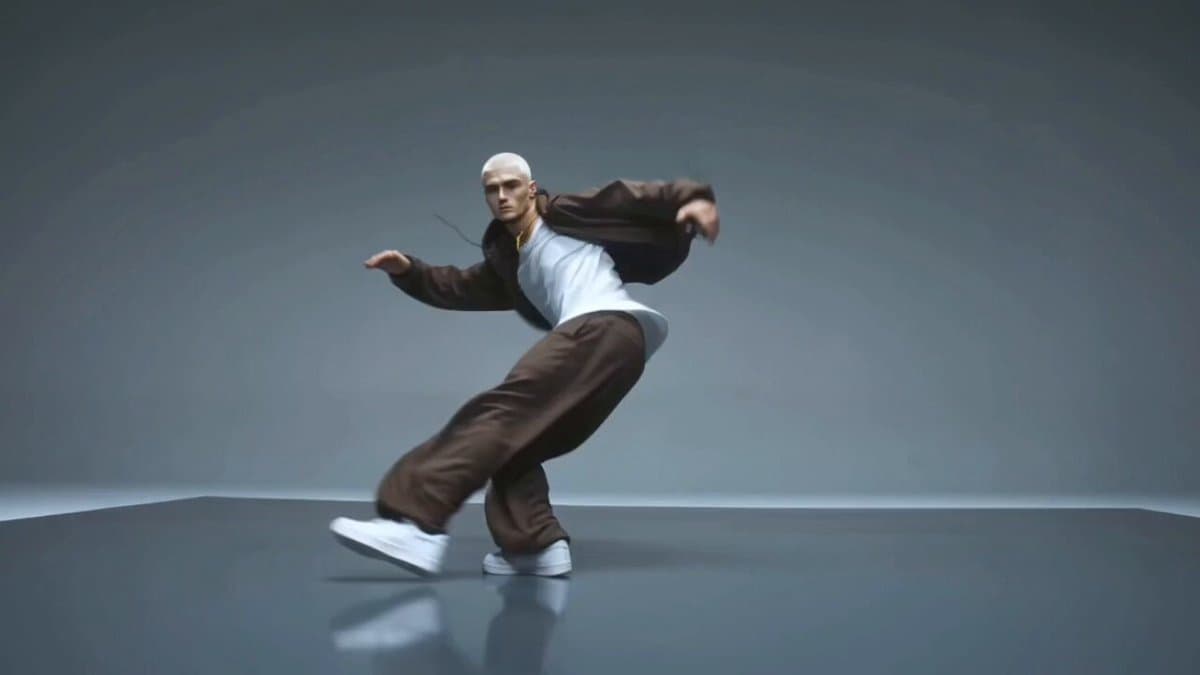 Male Street Dancer Studio Shot