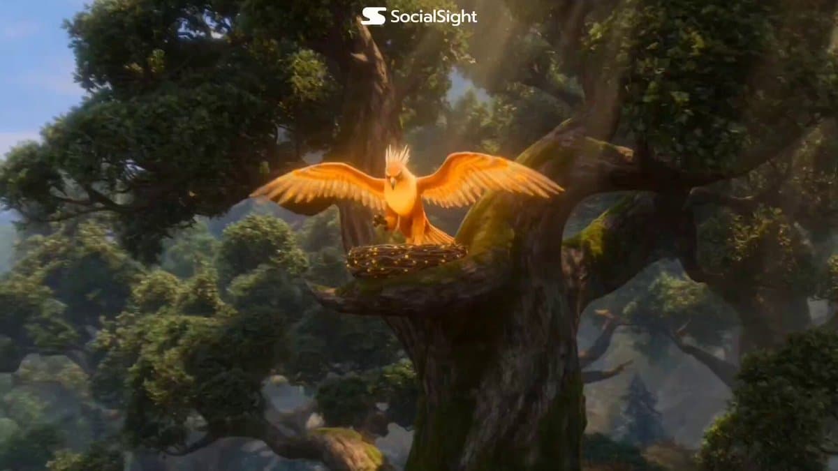 Fantasy Griffin Nesting and Goblin Selfie