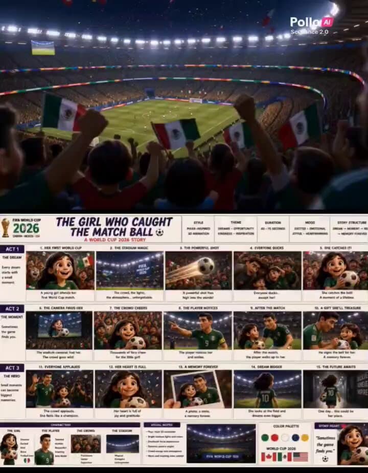 Pixar Style World Cup Animation