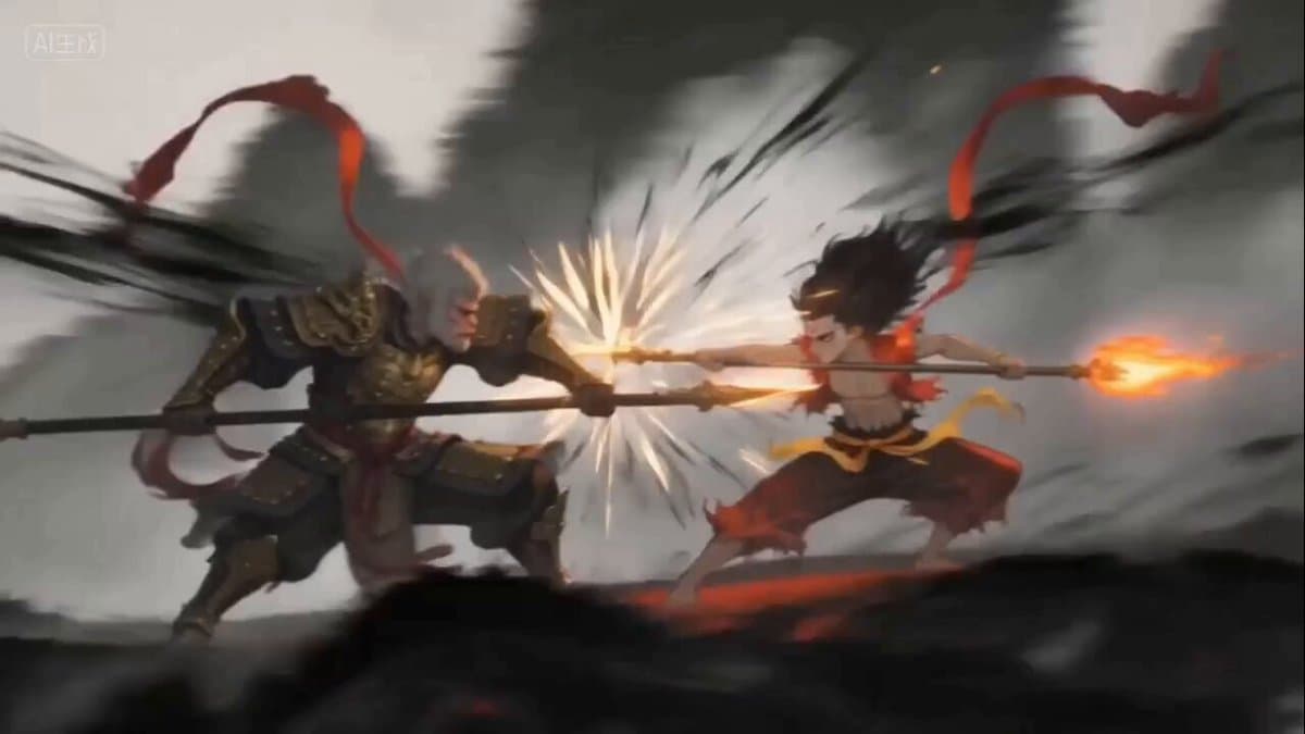 Nezha vs. Monkey King Martial Arts Video Prompt (Seedance 2.0)