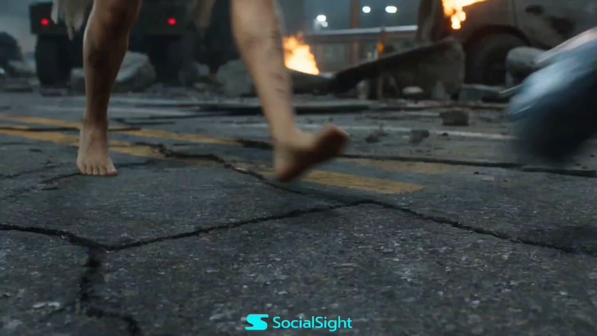 Cinematic Battle at Destroyed Gwanghwamun Gate