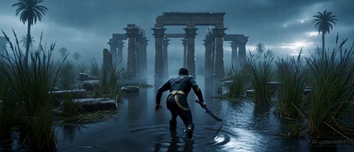 Ancient Egyptian Warrior vs. Nile Mud Beast
