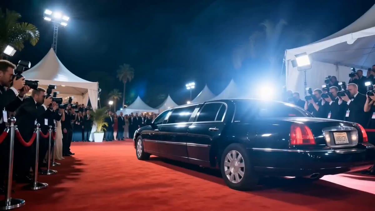 Red Carpet Fashion Entrance