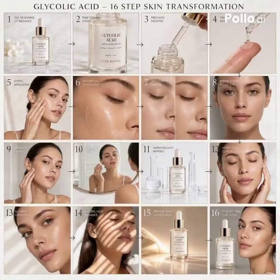 Luxury Skincare Storyboard Motion Prompt