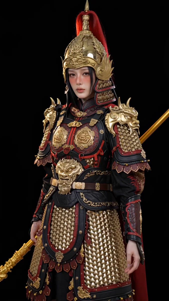 Seedance 2.0 Global Female General Armor Transformation Video Prompt