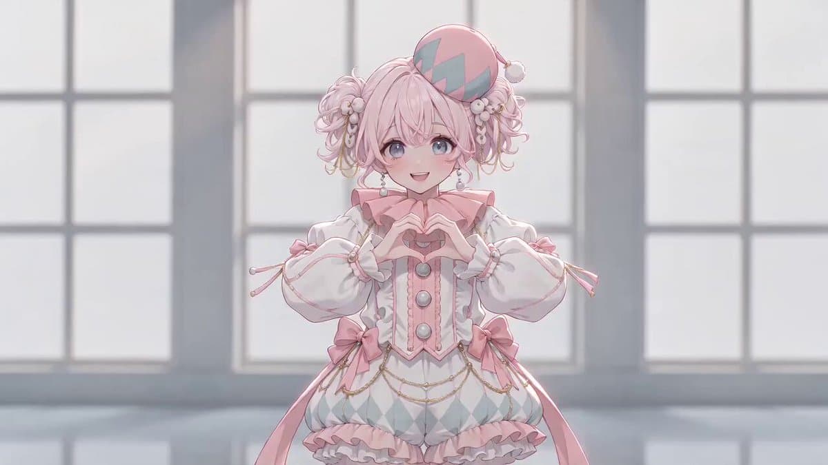 Kawaii Anime Dance with Crayon Effects
