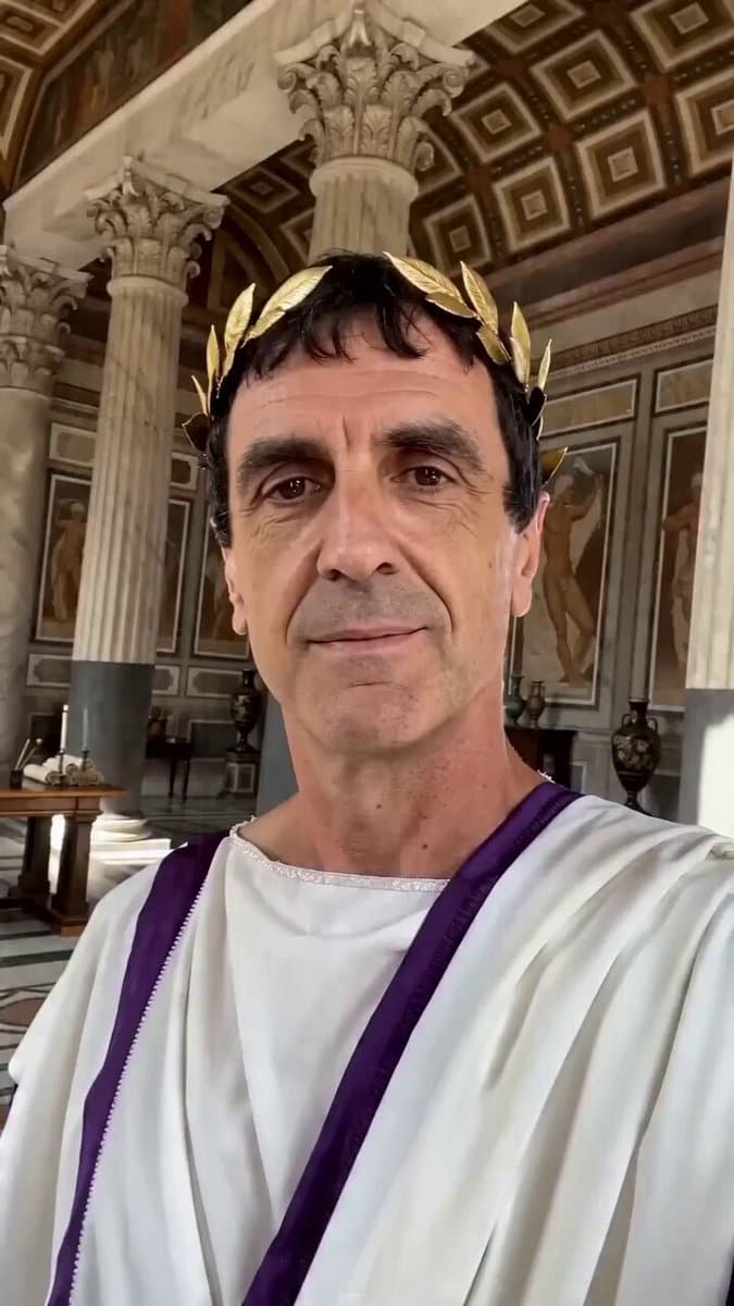 Historically Accurate Julius Caesar Selfie