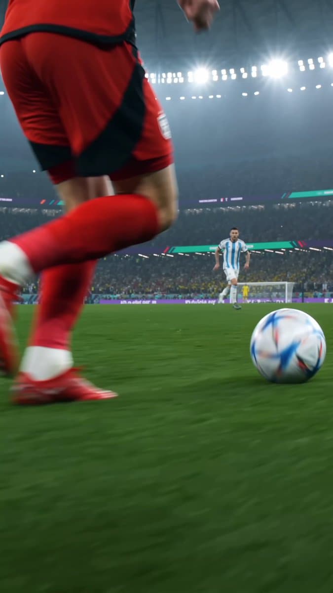 Realistic Soccer Match 4K Highlight