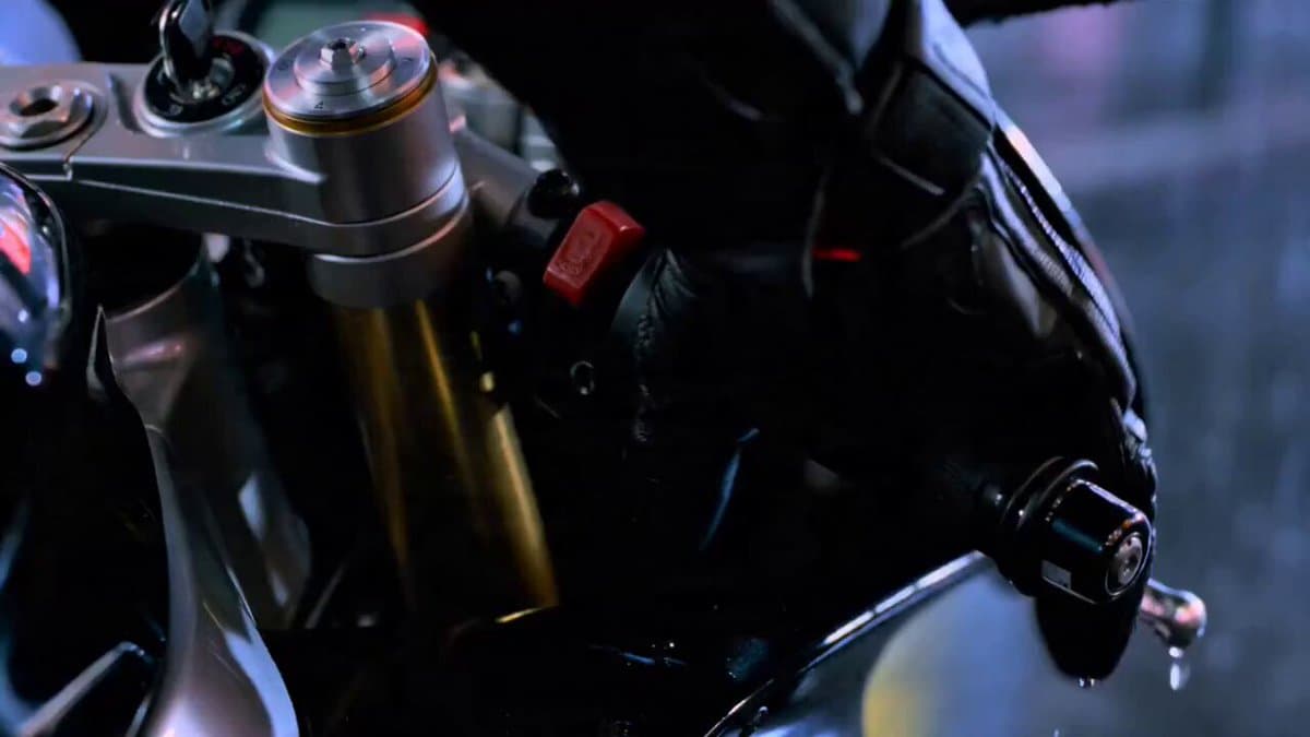 Neon Tokyo Motorcycle Chase Sequence