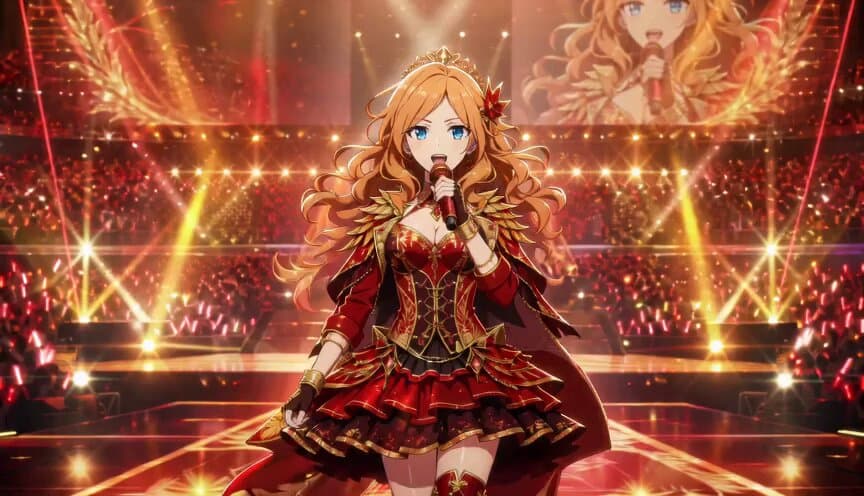 Anime Cinematic Concert Film Prompt